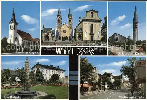 Werl Westfalen Walburgisstrasse Basilika St. Norbert-Kirche / Werl /Soest LKR