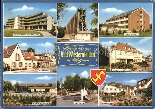 Bad Westernkotten Sanatorium Wiesengrund Kleine Saline Haus Kemper Kat. Erwitte