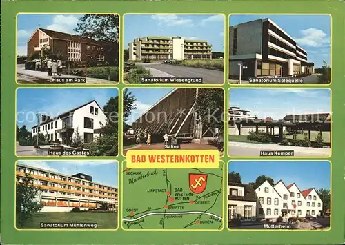 Bad Westernkotten Sanatorium Muehlenweg Saline Mutterheim Kat. Erwitte