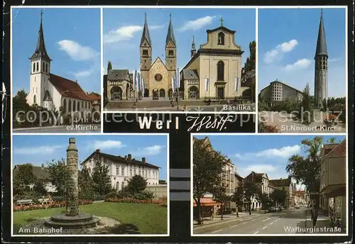 Werl Westfalen Basilika St. Norbert-Kirche Walburgisstrasse / Werl /Soest LKR
