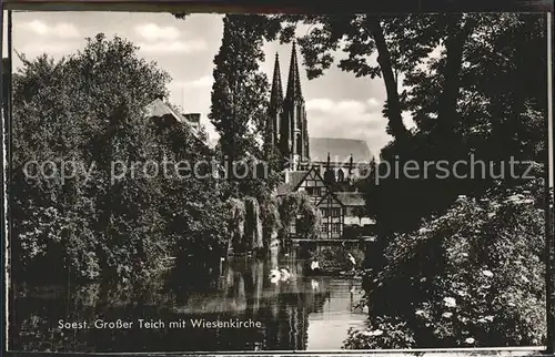 Soest Arnsberg Wiesenkirche Grosser Teich / Soest /Soest LKR