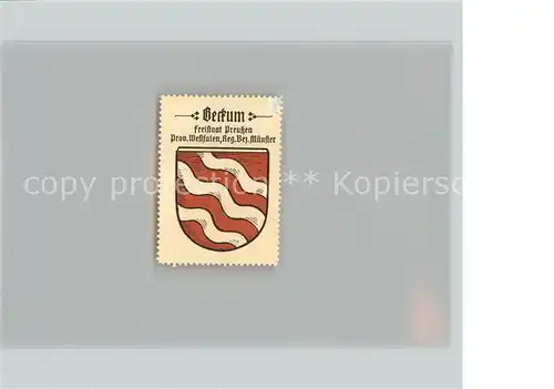 Beckum Westfalen Wappen  / Beckum /Warendorf LKR
