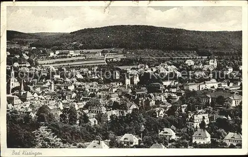 Bad Kissingen Blick ueber die Stadt Kat. Bad Kissingen