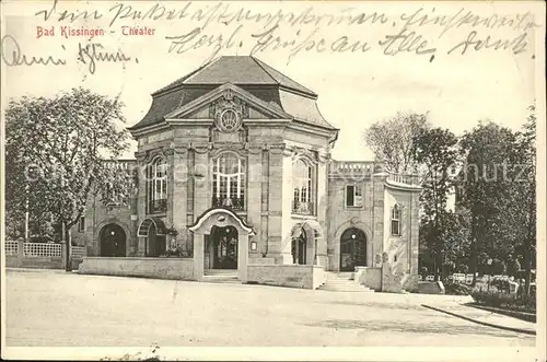 Bad Kissingen Theater Kat. Bad Kissingen