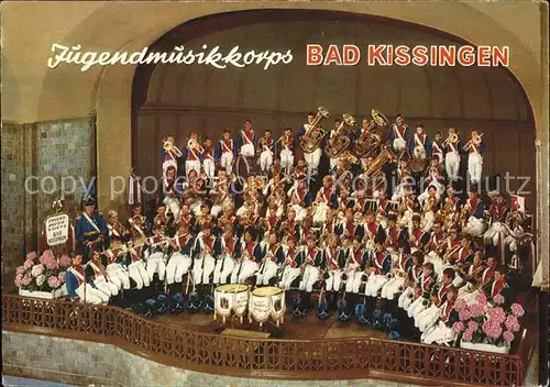 Bad Kissingen Jugendmusikkorps der Stadt in Traditionsuniform Konzert Kat. Bad Kissingen