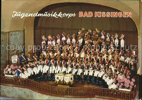 Bad Kissingen Jugendmusikkorps der Stadt in Traditionsuniform Konzert Kat. Bad Kissingen