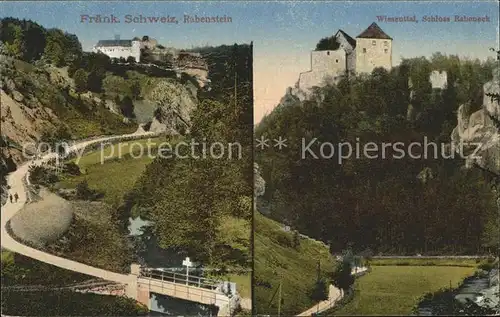 Fraenkische Schweiz Rabenstein Burg Schloss Rabeneck Kat. Pottenstein