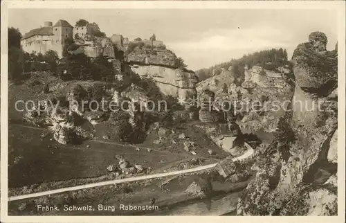 Fraenkische Schweiz Burg Rabenstein Kat. Pottenstein