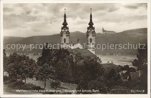 Schloss Banz Wallfahrtskirche Vierzehnheiligen Kat. Bad Staffelstein