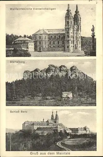 Vierzehnheiligen Staffelberg Schloss Banz Kat. Bad Staffelstein