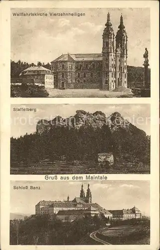 Vierzehnheiligen Staffelberg Schloss Banz Kat. Bad Staffelstein
