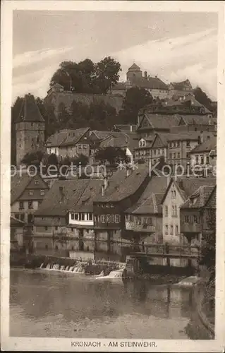 Kronach Oberfranken Steinwehr Kat. Kronach