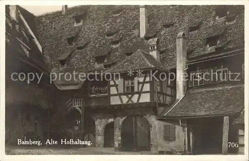 Bamberg Alte Hofhaltung Kat. Bamberg