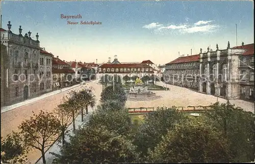 Bayreuth Neuer Schlossplatz Kat. Bayreuth