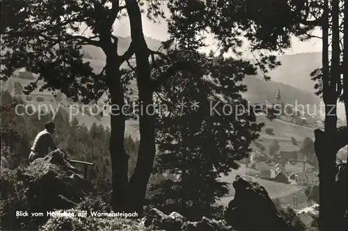 Warmensteinach Hoellefelsen Kat. Warmensteinach Fichtelgebirge