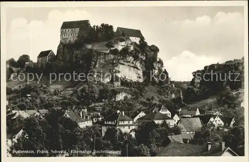 Pottenstein Oberfranken Raubritterburg / Pottenstein /Bayreuth LKR