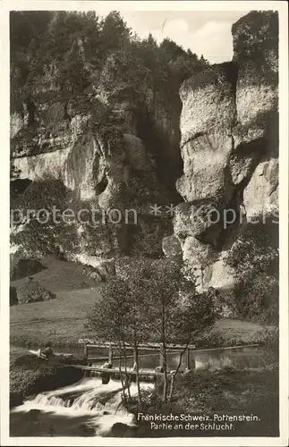 Pottenstein Oberfranken Schlucht / Pottenstein /Bayreuth LKR