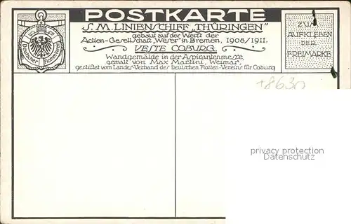 dg34847 Coburg Kuenstlerkarte Max Martini Veste Coburg Aspirantenmesse Kategorie. Coburg Alte Ansichtskarten