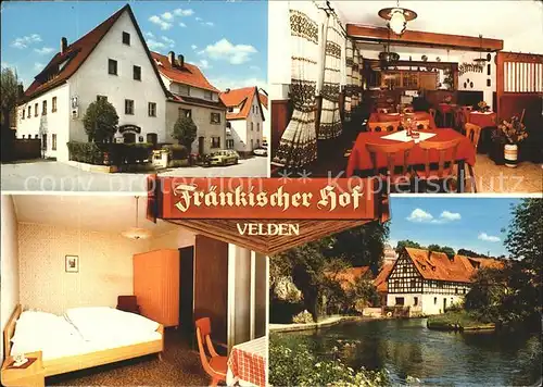 Velden Vils Fraenkischer Hof Gasthof / Velden /Landshut LKR