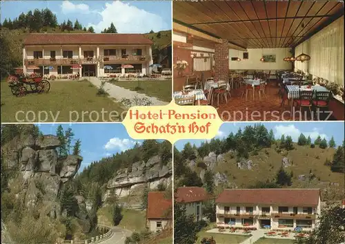 Pottenstein Oberfranken Hotel Pension Schatzn Hof / Pottenstein /Bayreuth LKR