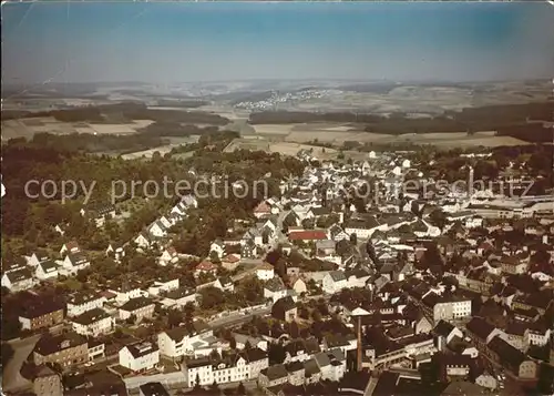 Helmbrechts Oberfranken Fliegeraufnahme Kat. Helmbrechts