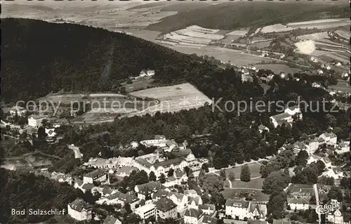 Bad Salzschlirf Panorama Fliegeraufnahme Kat. Bad Salzschlirf