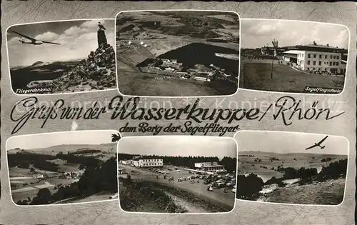 Gersfeld Rhoen Wasserkuppe Segelflugschule  / Gersfeld (Rhoen) /Fulda LKR