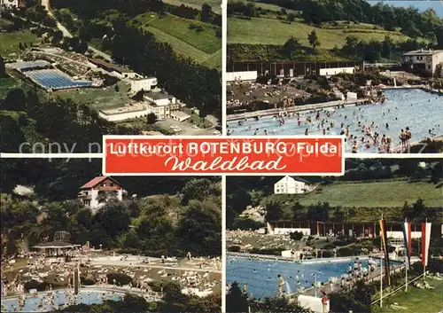 Rotenburg Fulda Waldschwimmbad Kat. Rotenburg a.d. Fulda
