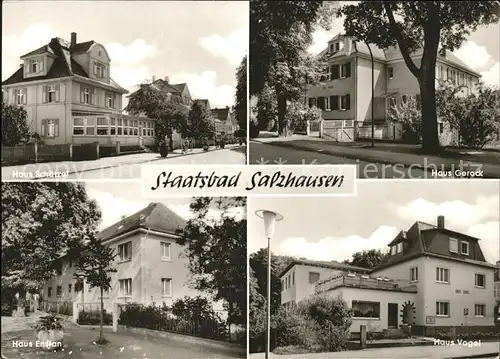 Bad Salzhausen Haus Schaetzel Gerock Vogel  Kat. Nidda