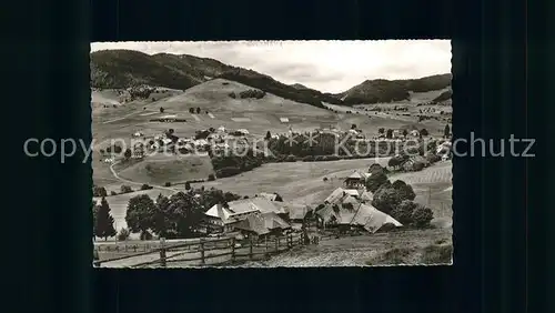 Bernau Schwarzwald Panorama Kat. Bernau im Schwarzwald