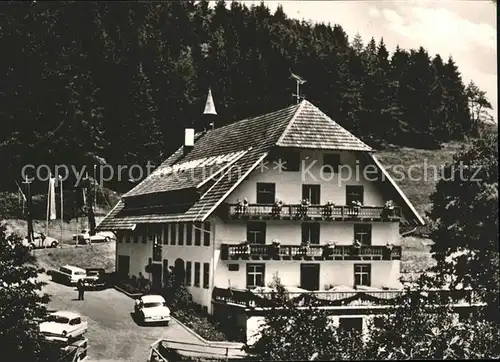 Grafenhausen Schwarzwald Erholungsheim Schluechtmuehle Autos Kat. Grafenhausen