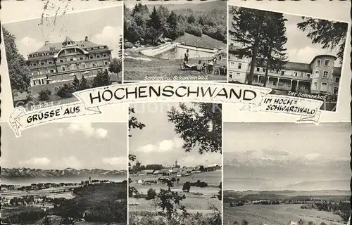 Hoechenschwand Ansichten Kat. Hoechenschwand