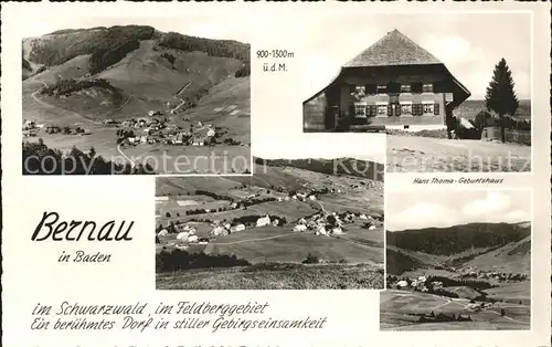 Bernau Schwarzwald Panorama Kat. Bernau im Schwarzwald