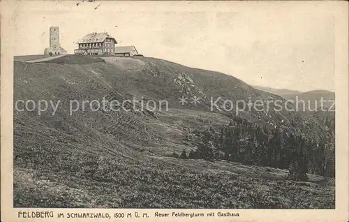 Feldberg Schwarzwald Neuer Feldbergturm mit Gasthaus Kat. Feldberg (Schwarzwald)