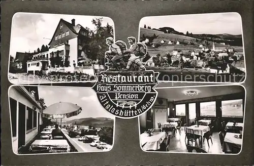 Altglashuetten Restaurant Haus Sommerberg Pension Kat. Feldberg (Schwarzwald)