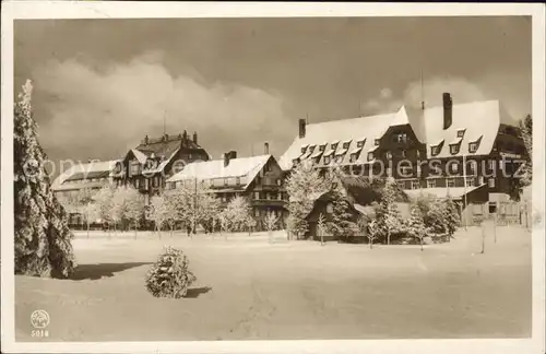 Feldberg Schwarzwald Hotel Feldberger Hof im Schnee Kat. Feldberg (Schwarzwald)