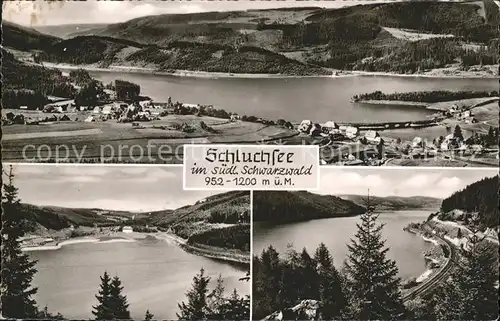 Schluchsee Panorama mit See Kat. Schluchsee