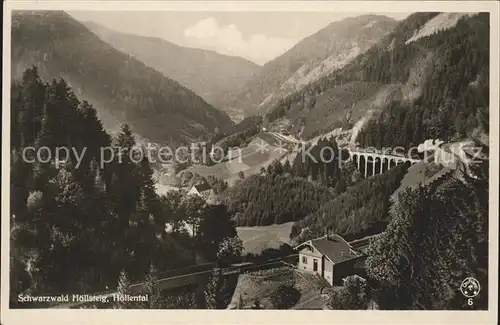 Hoellental Schwarzwald Hoellstieg Kat. Buchenbach