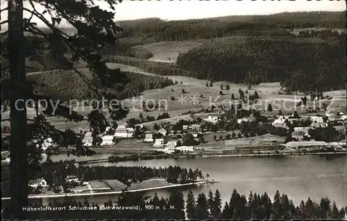 Schluchsee Panorama mit See Kat. Schluchsee