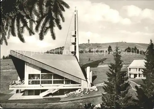 Feldberg Schwarzwald Kirche der Verklaerung Christi Rainer Disse Architekt Kat. Feldberg (Schwarzwald)