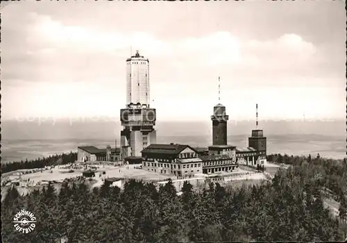 Feldberg Schwarzwald Aussichts  Fernseh  und Fernmeldeturm Fliegeraufnahme Kat. Feldberg (Schwarzwald)