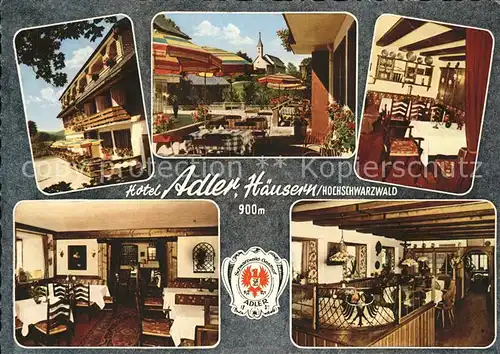 Haeusern Schwarzwald Hotel Adler Ansichten Kat. Haeusern