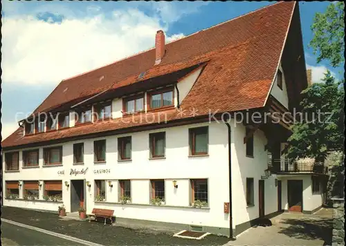 Loeffingen Gasthaus Pension Pilgerhof Kat. Loeffingen