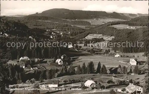 Altglashuetten Landkarte mit See  Kat. Feldberg (Schwarzwald)