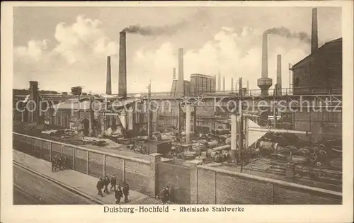 Duisburg Ruhr Rheinische Stahlwerke / Duisburg /Duisburg Stadtkreis