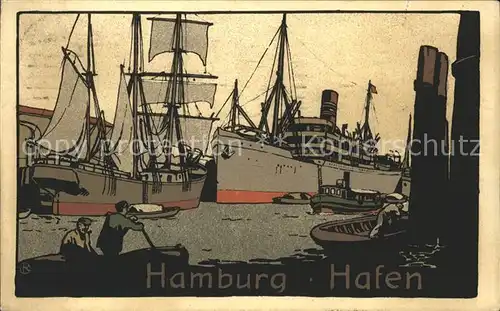 Hamburg Hafen Kat. Hamburg