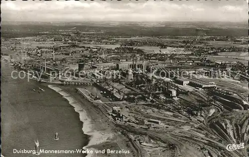 Duisburg Ruhr Mannesmann-Werke Berzelius Fliegeraufnahme / Duisburg /Duisburg Stadtkreis