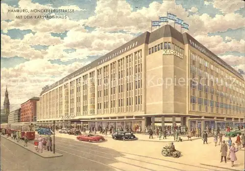 Hamburg Moenckebergstrass Karstadt Haus Kat. Hamburg