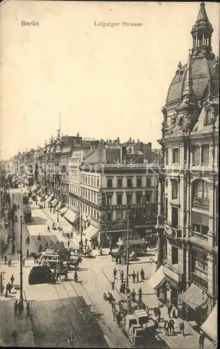 Berlin Leipziger Strasse Strassenbahn Kat. Berlin