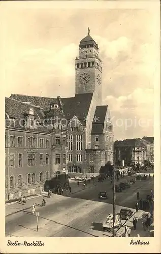 Neukoelln Rathaus Autos Kat. Berlin